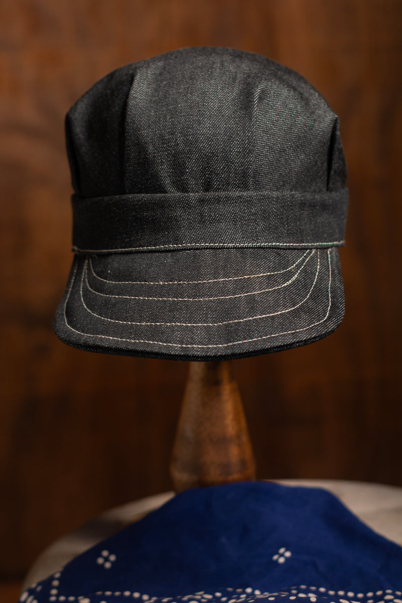 帽子 Jentlouis Silver Accent Denim Cap Pigment Dyed Denim Cap (#GN-1007) – Nissi Caps