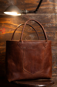 Oiled Bison Leather Tote