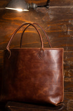 Oiled Bison Leather Tote