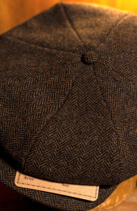 The National - Brown Herringbone tweed