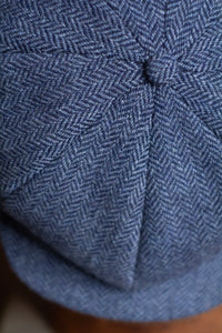 The National - Blue Herringbone Tweed