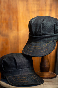 The Rail Cap - Indigo Slub Denim