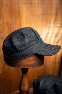 The Rail Cap - Indigo Slub Denim