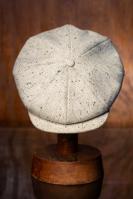 The National - Cream Herringbone Wool