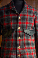 The Aviate - Sample Plaid wool with Leather Accents