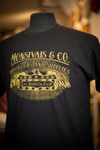 Monsivais & Co. Logo T- Shirt - Gold on Black