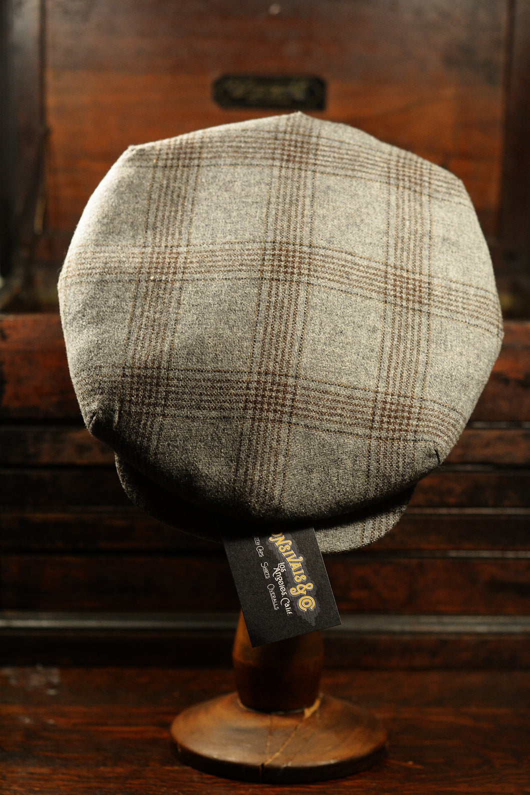 The All Sport - Heather Gray with Brown Windowpane