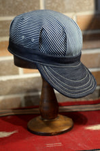 Engineer Cap - Hickory Stripe and Denim