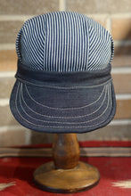 Engineer Cap - Hickory Stripe and Denim